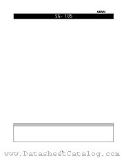 SG-105 datasheet pdf Kondenshi Corp