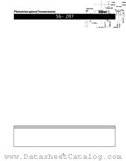 SG-207 datasheet pdf Kondenshi Corp