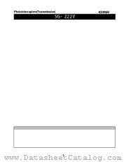 SG-222V datasheet pdf Kondenshi Corp