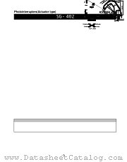 SG-402 datasheet pdf Kondenshi Corp