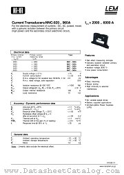 NNC-940A datasheet pdf LEM