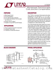 LT1025 datasheet pdf Linear Technology