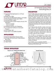 LTC1060 datasheet pdf Linear Technology