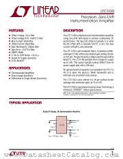 LTC1100 datasheet pdf Linear Technology