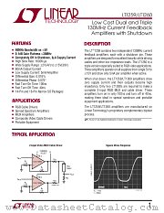 LT1259 datasheet pdf Linear Technology