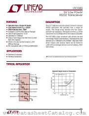 LTC1383 datasheet pdf Linear Technology