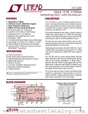 LTC1402 datasheet pdf Linear Technology