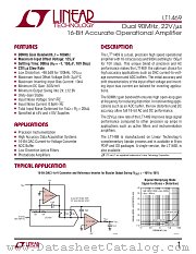 LT1469 datasheet pdf Linear Technology