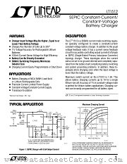 LT1512 datasheet pdf Linear Technology