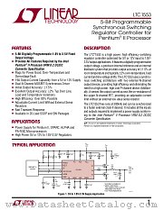 LTC1553 datasheet pdf Linear Technology