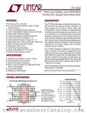 LTC1562 datasheet pdf Linear Technology