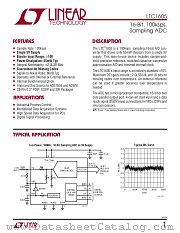 LTC1605 datasheet pdf Linear Technology