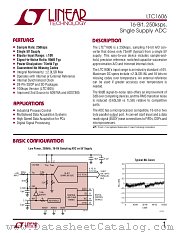 LTC1606 datasheet pdf Linear Technology