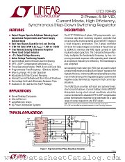 LTC1709-85 datasheet pdf Linear Technology