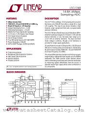 LTC1740 datasheet pdf Linear Technology