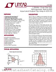 LT1783 datasheet pdf Linear Technology