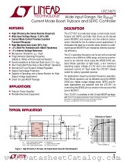 LTC1871 datasheet pdf Linear Technology