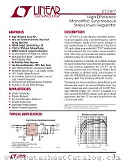 LTC1877 datasheet pdf Linear Technology