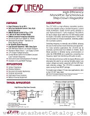 LTC1878 datasheet pdf Linear Technology