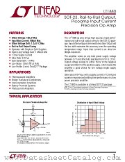 LT1880 datasheet pdf Linear Technology