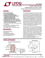 LTC2440 datasheet pdf Linear Technology