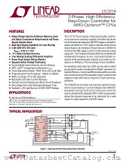 LTC3719 datasheet pdf Linear Technology