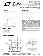 LTC4002-4.2 datasheet pdf Linear Technology