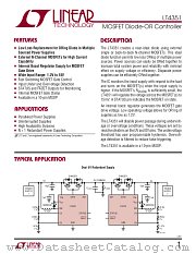 LT4351 datasheet pdf Linear Technology