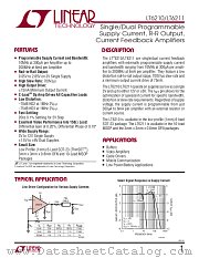 LT6210 datasheet pdf Linear Technology