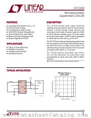 LTC1232 datasheet pdf Linear Technology