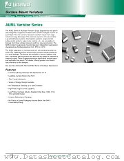 V18AUMLA2220 datasheet pdf Littelfuse