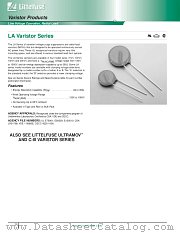 V510LA40A datasheet pdf Littelfuse