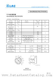 15ABRIDGERECTIFIERS datasheet pdf Leshan Radio Company