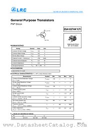 2SA1037AKQLT1 datasheet pdf Leshan Radio Company