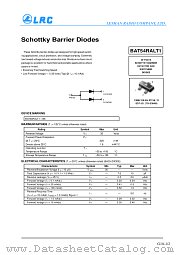 BAT54RALT1 datasheet pdf Leshan Radio Company