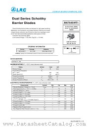 BAT54SWT1 datasheet pdf Leshan Radio Company