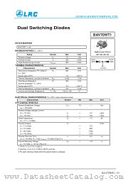 BAV70WT1 datasheet pdf Leshan Radio Company