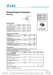 BC807-16LT1 datasheet pdf Leshan Radio Company