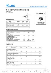 BCW65ALT1 datasheet pdf Leshan Radio Company