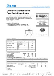 M1MA152WAT1 datasheet pdf Leshan Radio Company