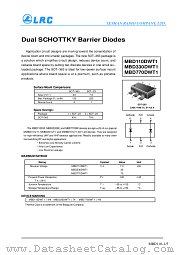 MBD770DWT1 datasheet pdf Leshan Radio Company