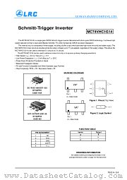 MC74VHC1G14DFT2 datasheet pdf Leshan Radio Company