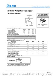 MSC3130T1 datasheet pdf Leshan Radio Company