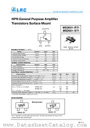 MSD601-RT1 datasheet pdf Leshan Radio Company