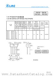 RB156S datasheet pdf Leshan Radio Company