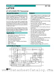 LXT318 datasheet pdf Level One