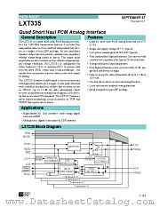 LXT335 datasheet pdf Level One