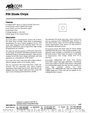 MA4P157 datasheet pdf Tyco Electronics