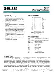 DS1286 datasheet pdf MAXIM - Dallas Semiconductor