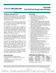 DS21448 datasheet pdf MAXIM - Dallas Semiconductor